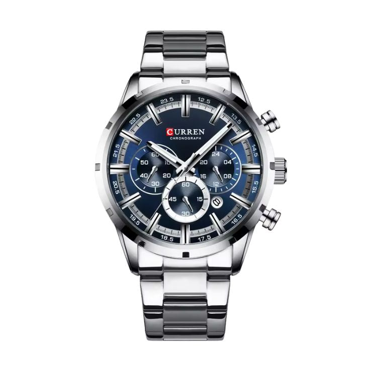 Curren 8355 Plata Azul